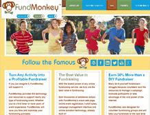 Tablet Screenshot of fundmonkey.com